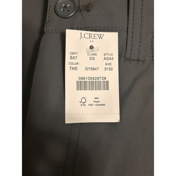 J. Crew Slim-fit tech pant Catskill Green 31X32 - Picture 4 of 5